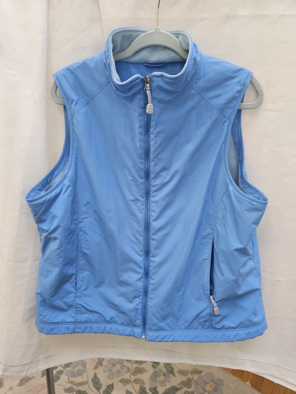 L.L. Bean Periwinkle Blue Fleece Lined Vest - Women’s